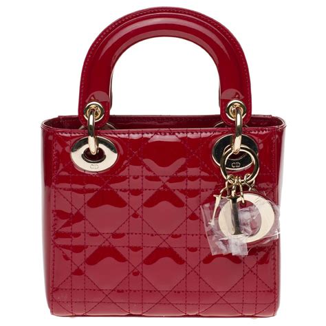 lady dior red handbag|Lady Dior small price.